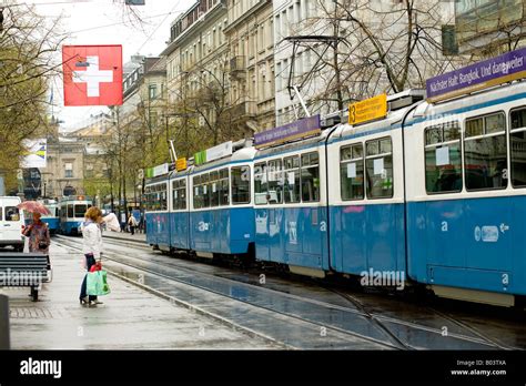 Zurich switzerland tram hi-res stock photography and images - Alamy