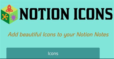 Home | Notion Icons