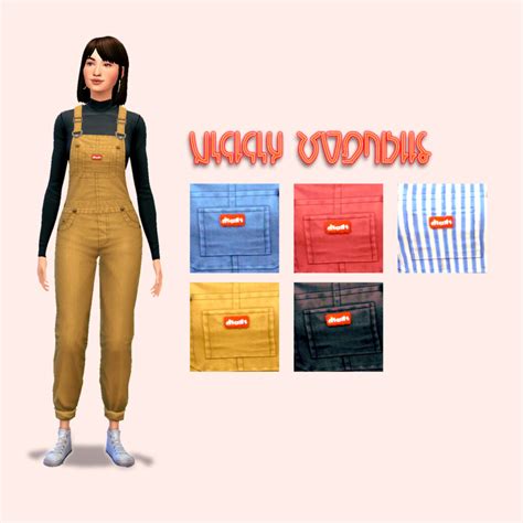 Adorable Sims 4 CC Overalls For Your Mods Folder