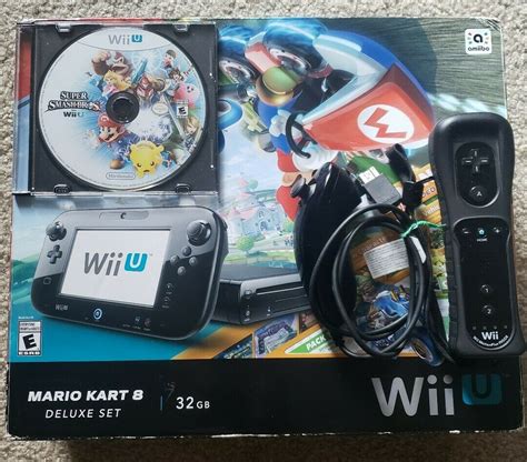 Nintendo Wii U 32GB Mario Kart 8 Deluxe Bundle Console FREE SHIP - iCommerce on Web