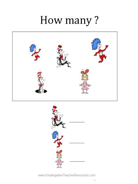 Free Dr Seuss Math Activities