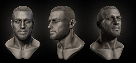 Male Head Anatomy Study - ZBrushCentral