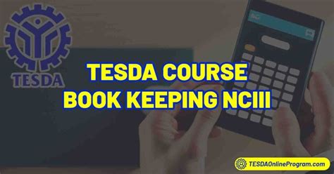 TESDA Bookkeeping NC III Course - TESDA Online Program