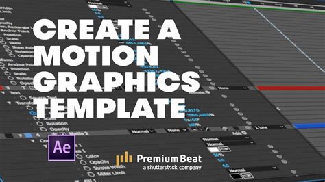 How To Make A Motion Graphics Template