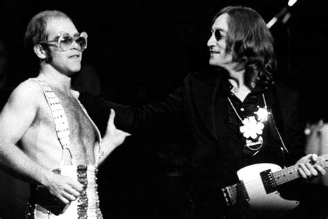 28 November 1974: John Lennon joins Elton John onstage at Madison Square Garden, New York | The ...