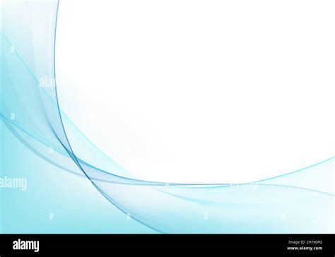 Abstract vector blue and white wave background illustration for templates, banners, posters and ...