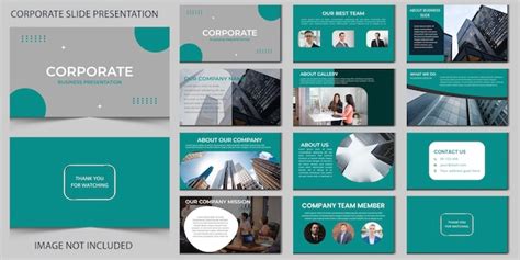 Premium Vector | Free vector gradient business presentation templates design