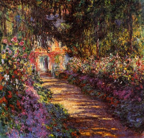 Pathway in Monet's Garden at Giverny, 1901 - 1902 - Claude Monet - WikiArt.org