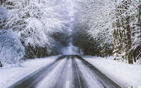 Snowy Road Wallpapers - Top Free Snowy Road Backgrounds - WallpaperAccess