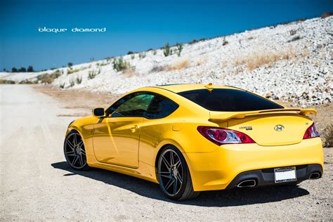 Custom Yellow Hyundai Genesis Coupe with Sparkle — CARiD.com Gallery