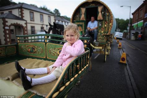 My big fat gypsy horse fair: Travellers turn up for annual event which sees small Cumbrian town ...