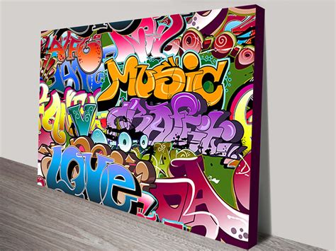 Graffiti Pop At Framed Picture Framed Print Australia