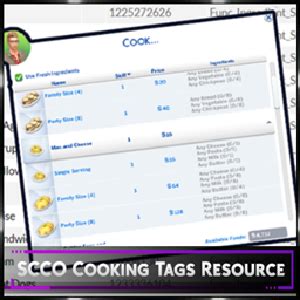 SCCO "Any Ingredient" Cooking Tags Resource (SCCOR) - mod do The Sims 4 Polska