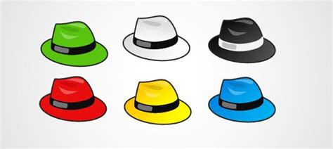 Free Six Hats PowerPoint Template - Free PowerPoint Templates - SlideHunter.com