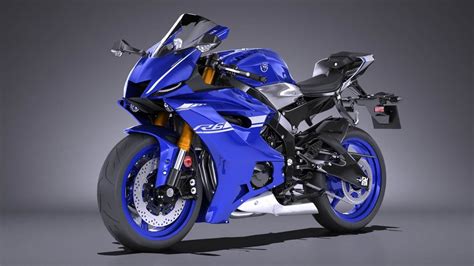 Yamaha YZF R6 2018 - 3D Model by SQUIR