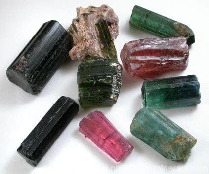 Assorted Tourmaline Colors - Gemstone Image