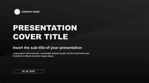 Minimal presentation - Free PowerPoint templates Google Slides theme