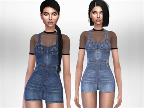 Sims 4 CC Overalls Female