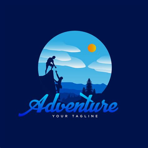 mountain symbol, adventure logo illustration 6153412 Vector Art at Vecteezy