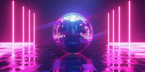 Colors Dancing From A Disco Ball Background, Disco Ball, Colors, Dancing Lights Background Image ...