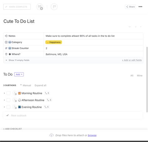 11 Free Task List & Assignment Templates in Excel & ClickUp