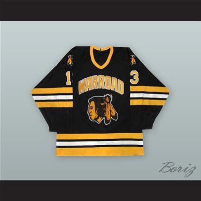 Warroad Warriors Black Hockey Jersey