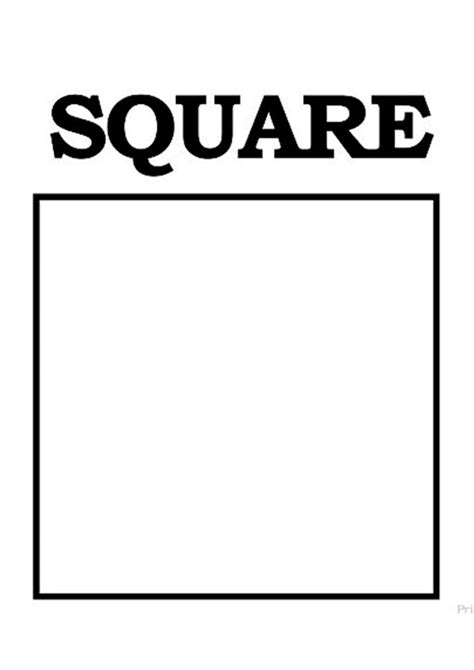 Coloring Squares Free Coloring Pages