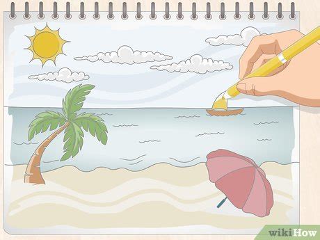 How to Draw a Beach Scene: 11 Steps (with Pictures) - wikiHow