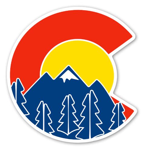 Buy Colorado Sticker - Die cut stickers - StickerApp