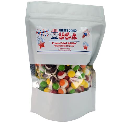 Freeze Dried Skittles® Original Fruit Flavors 8oz ⋆ Freeze Dried USA