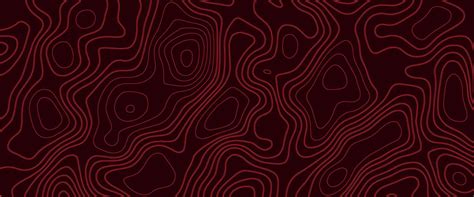 Topographic map. Abstract background with lines and circles. Red mountain contour lines ...