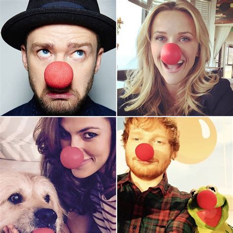 Celebrities Share Red Nose Day Pictures on Social Media | POPSUGAR Celebrity