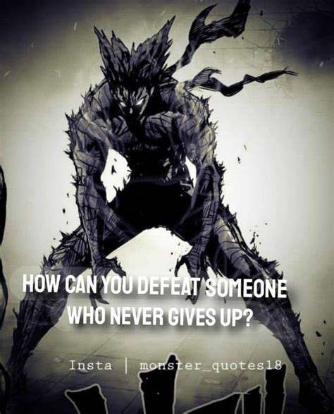 One Punch Man GAROU in 2024 | Anime qoutes, Anime quotes inspirational, Man up quotes