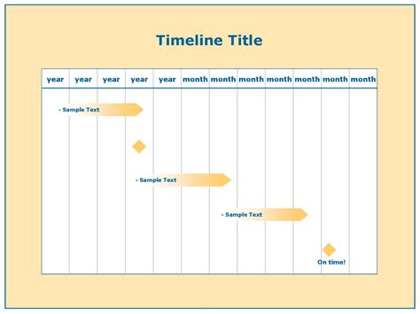 Microsoft Word Timeline Template Free