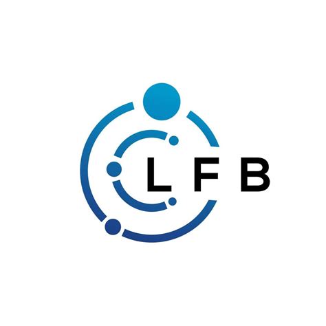 LFB letter technology logo design on white background. LFB creative initials letter IT logo ...