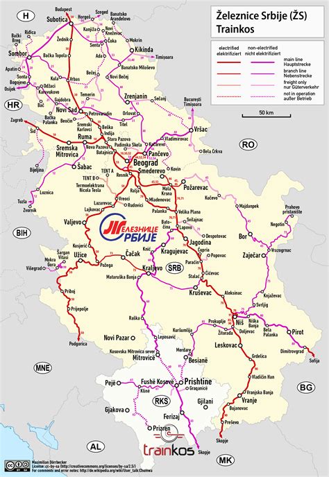 Karta Srbija - Gugl Mapa