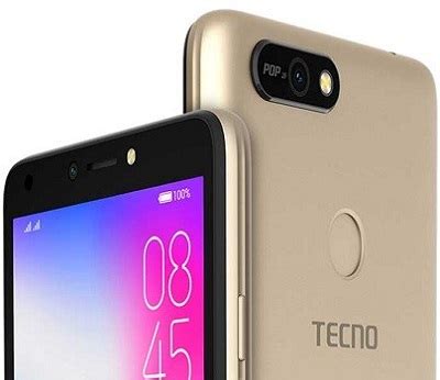 Tecno Pop 2F Pics - Official Images Front & Back Photos