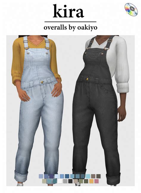 Sims 4 CC Overalls Female