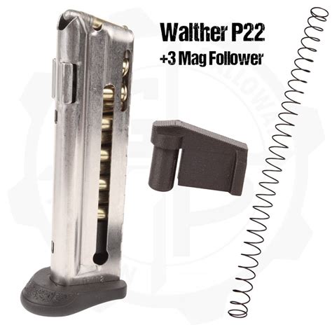 +3 Magazine Follower for Walther P22 Pistols