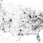 Contiguous United States geotag map (2009) | Flickr - Photo Sharing!