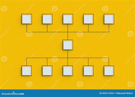 Hierarchical Organizational Chart Concept Stock Image | CartoonDealer.com #281611651