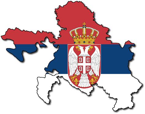 Future Serbia? Fictional Flag-Map by CaptainVoda on DeviantArt