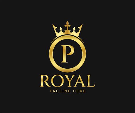 Luxurious Royal Logo Design. Letter P Logo Design Template. 10613513 Vector Art at Vecteezy