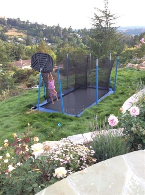 32 Fun Backyard Trampoline Ideas