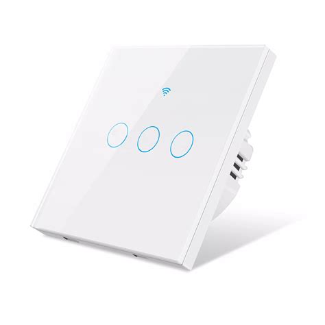 Lumive Smart Light Switch Works With Alexa & Google Home [3 Gangs | White]