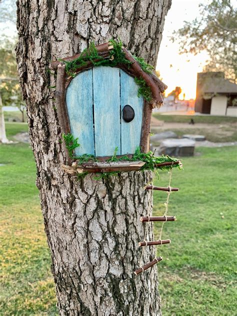 Fairy Doors On Trees, Diy Fairy Door, Fairy Garden Doors, Fairy Tree Houses, Fairy House Diy ...