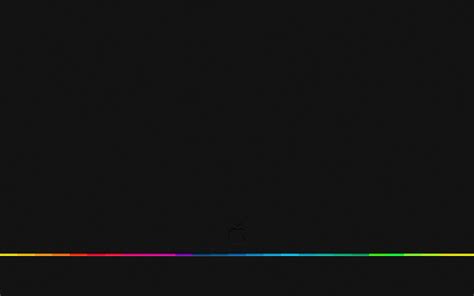 Download Minimalist Rainbow Line Black Mac Wallpaper | Wallpapers.com