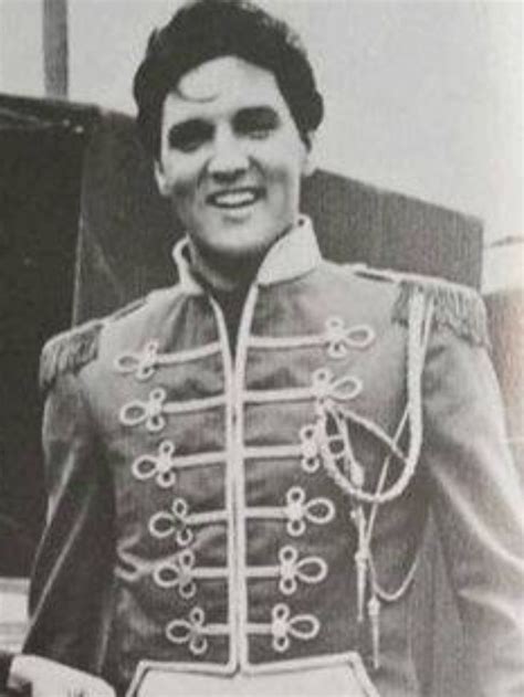 Hollywood, June 1965: Elvis's cousin Billy Smith, Colonel Parker and Elvis on the set of his ...