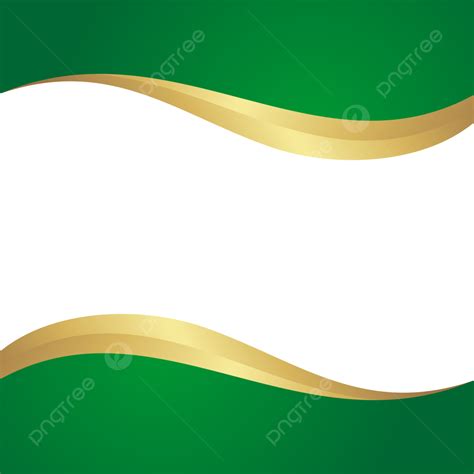 Green Gold Abstract Waves Template Background Design 1 Vector, Green Gold Background, Green Gold ...