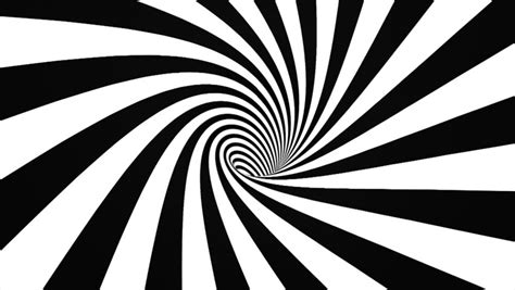 black white hypnotic spiral Stock Footage Video (100% Royalty-free) 6773650 | Shutterstock